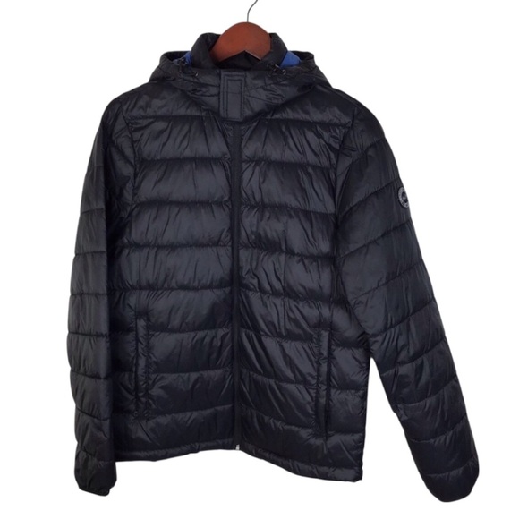 Abercrombie & Fitch Puffer Jacket in Black Size X-Small. - Picture 1 of 8
